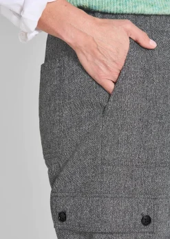 Pantalon cargo VERA en jersey de viscose