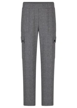 Pantalon cargo VERA en jersey de viscose