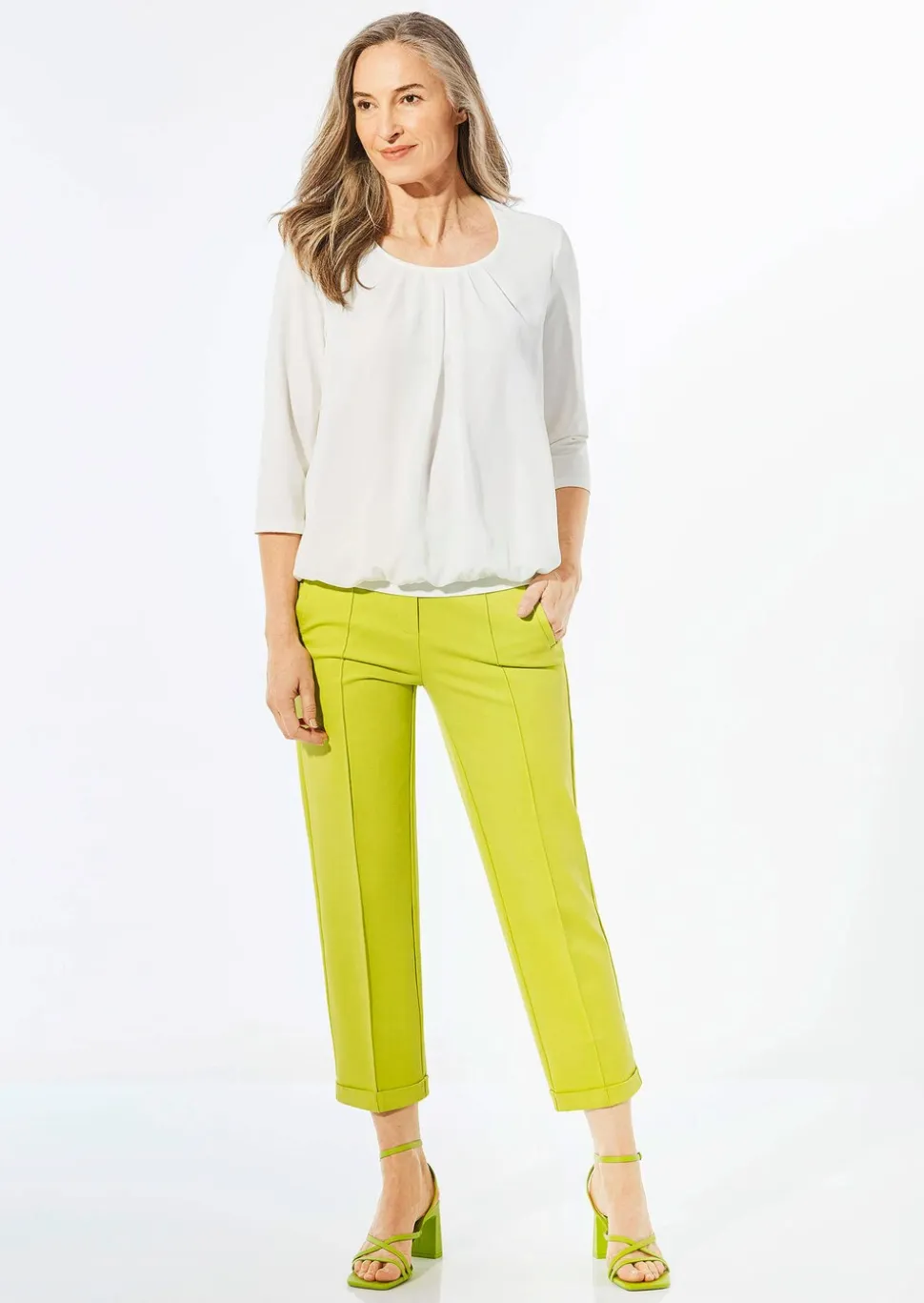 Pantalon 7/8 CARLA en jersey de viscose