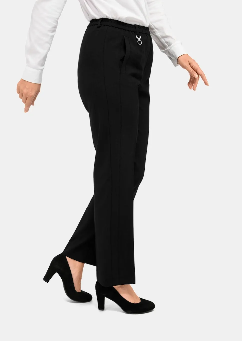 Pantalon CARLA en Trevira avec laine vierge
