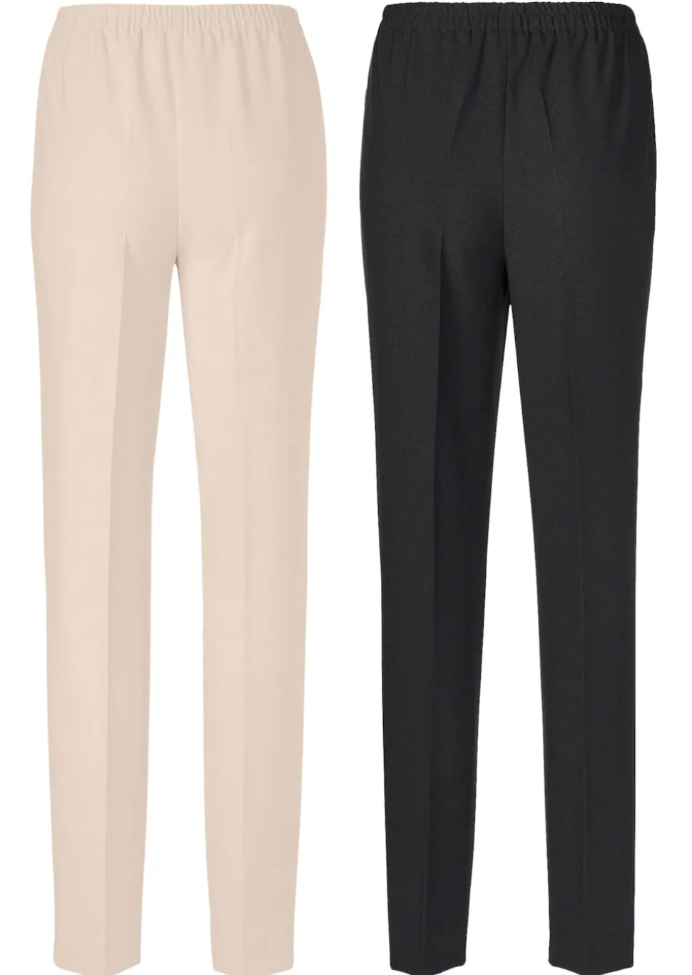 Pantalon CARLA à taille élastique en lot de 2