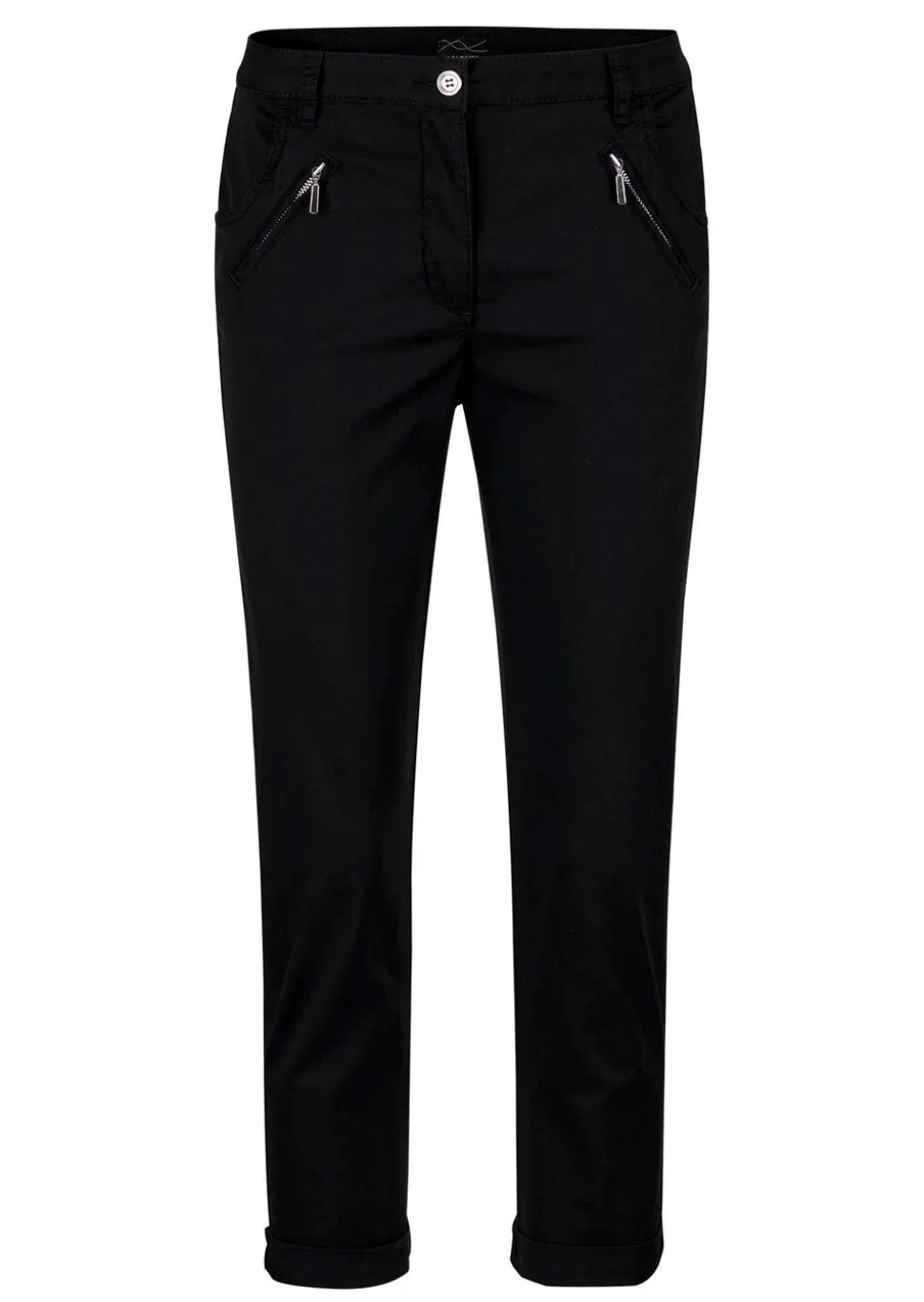 Pantalon chino LOUISA ultra-doux, en longueur cheville