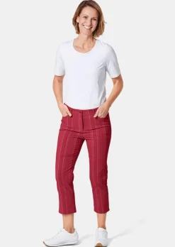 Pantalon court CARLA à rayures