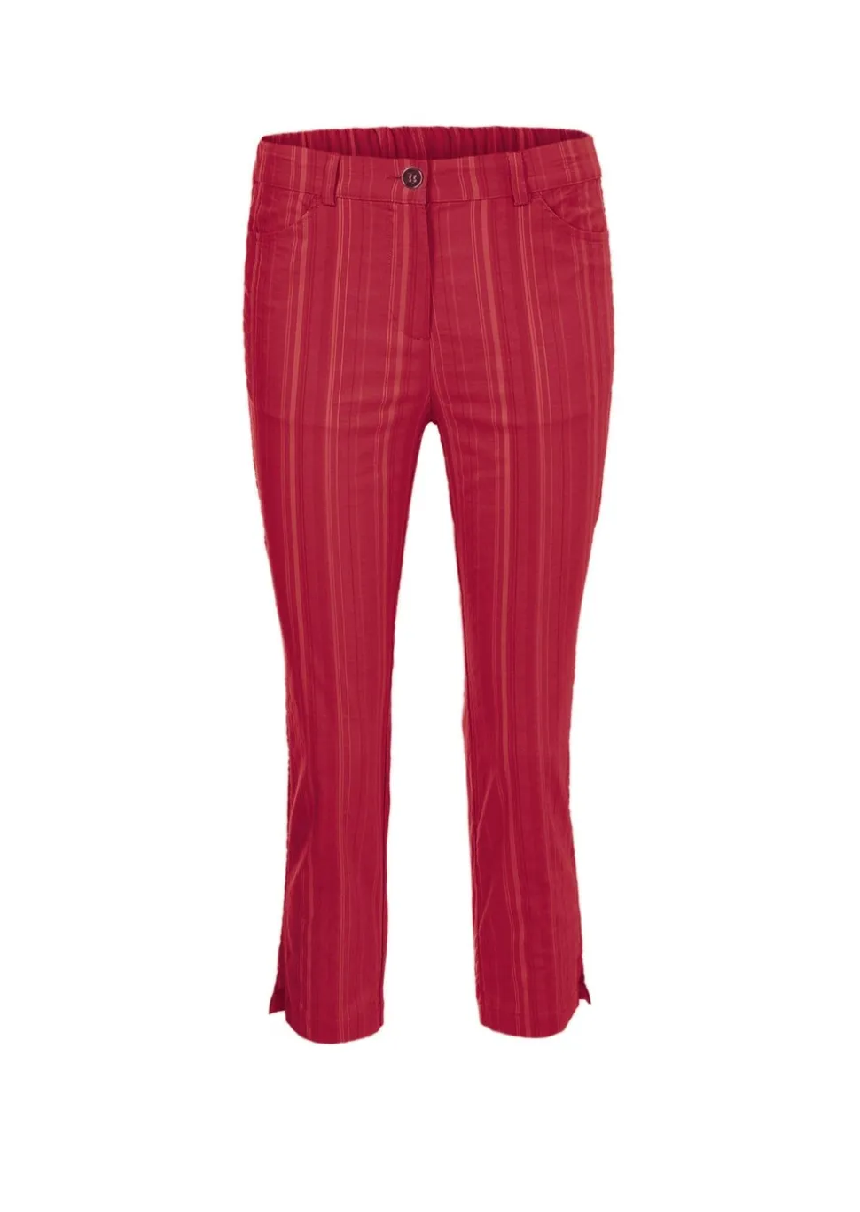 Pantalon court CARLA à rayures