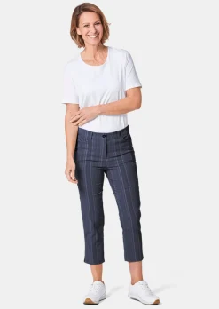Pantalon court CARLA à rayures