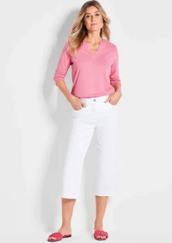 Pantalon court confortable