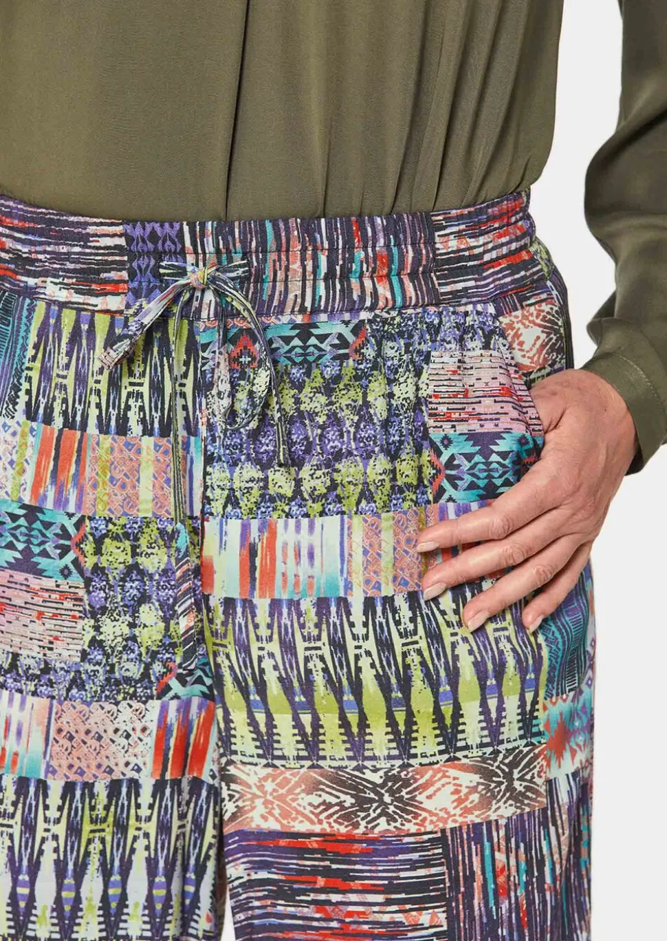 Pantalon court imprimé VERA