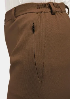 Pantalon à côtes coupe confort