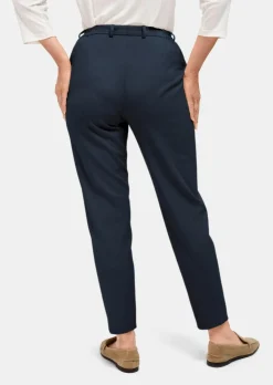 Pantalon à côtes coupe confort