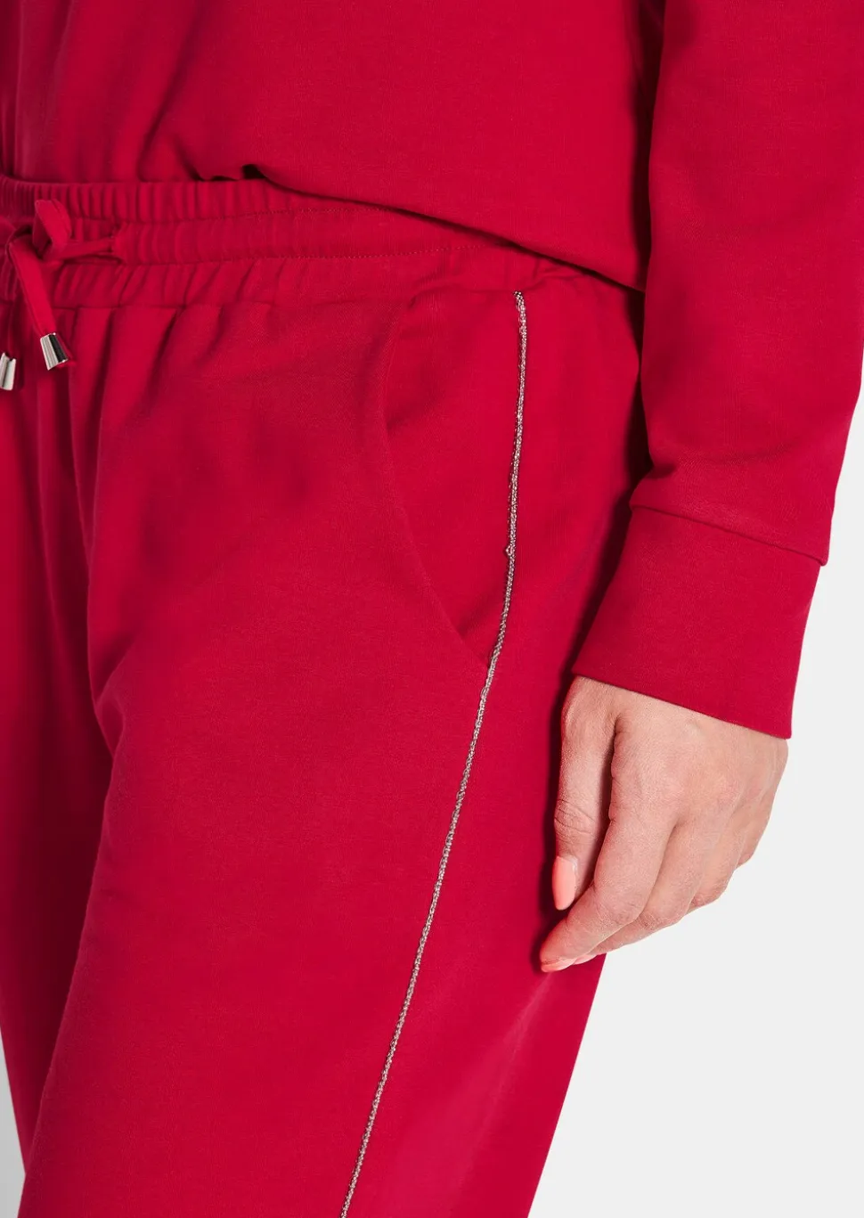 Pantalon de détente avec bandes scintillantes