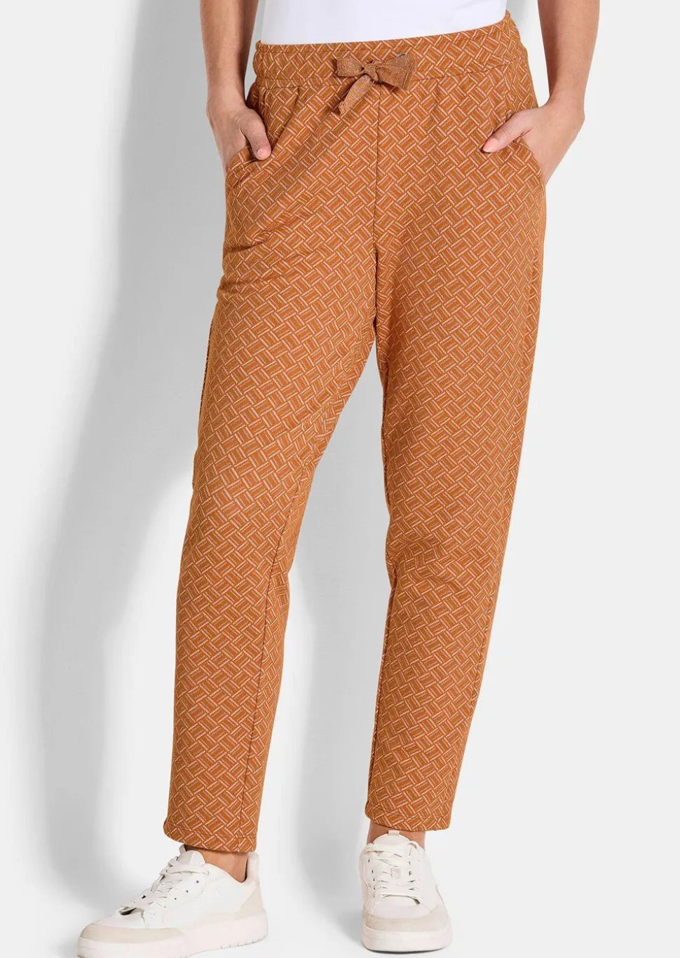 Pantalon de détente avec détails brillants