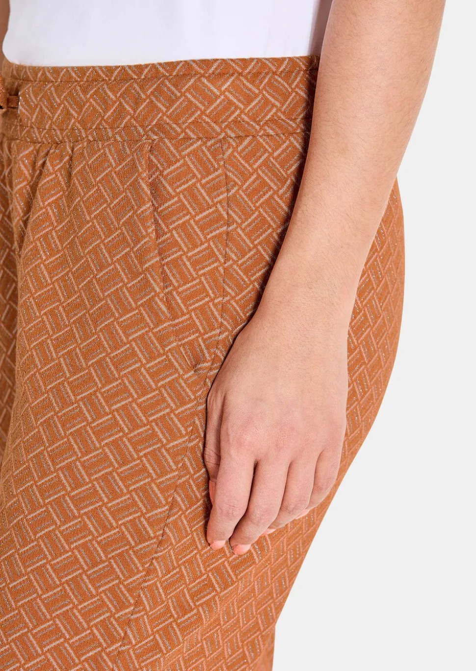 Pantalon de détente avec détails brillants