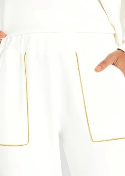 Pantalon de jogging avec bord fantaisie
