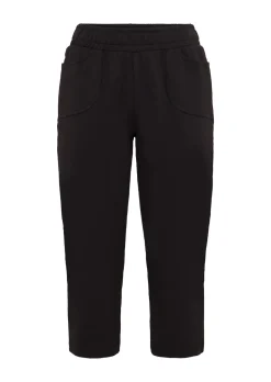 Pantalon de loisirs 3/4 confortable avec taille élastiquée et poches