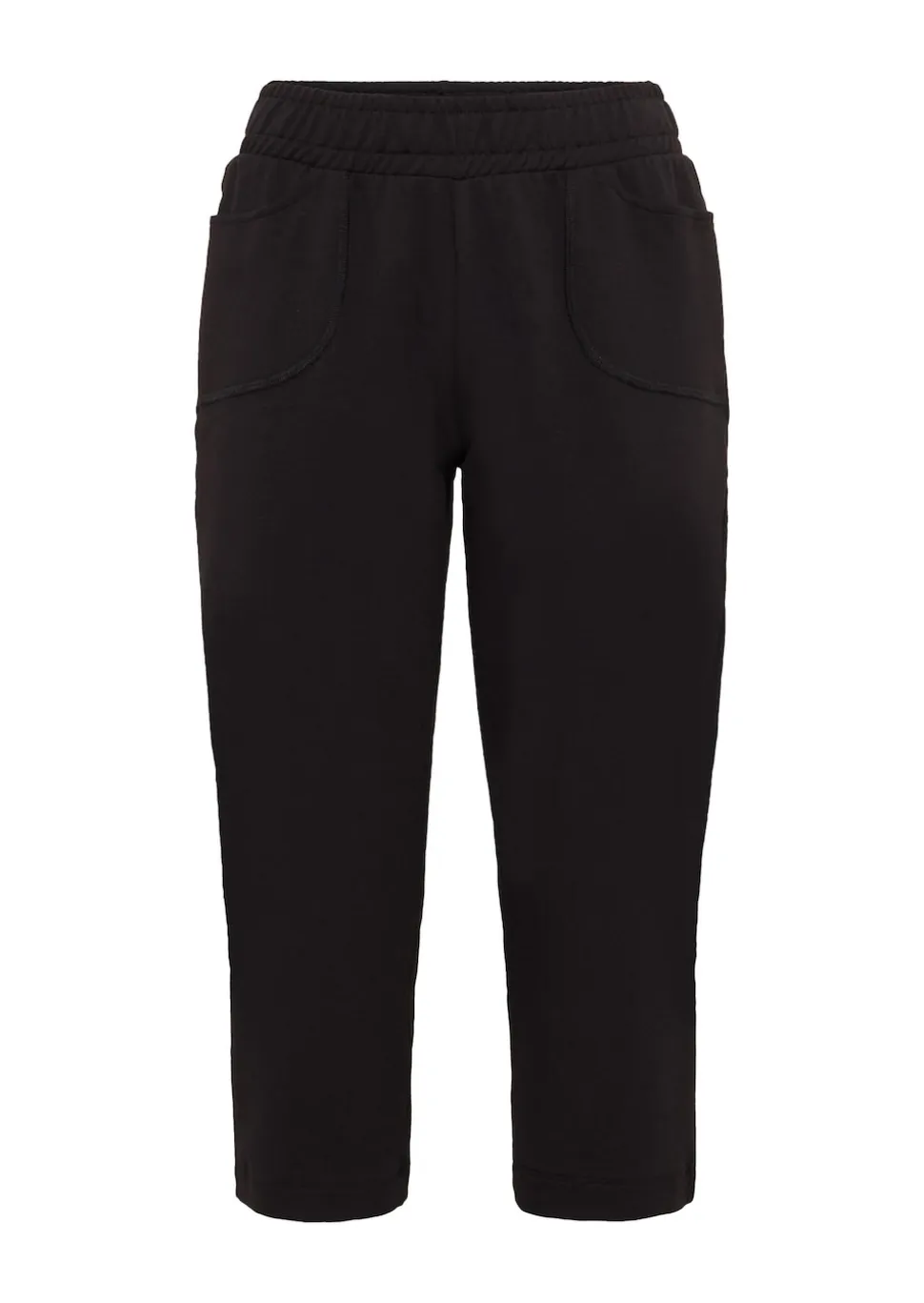 Pantalon de loisirs 3/4 confortable avec taille élastiquée et poches