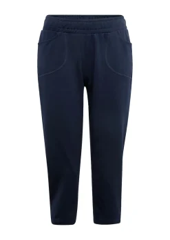 Pantalon de loisirs 3/4 confortable avec taille élastiquée et poches
