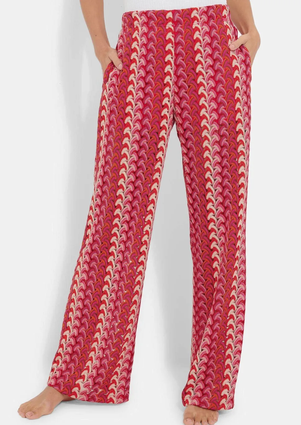 Pantalon de loisirs façon crochet