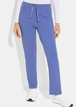 Pantalon de loisirs à jambes droites et ruban à nouer