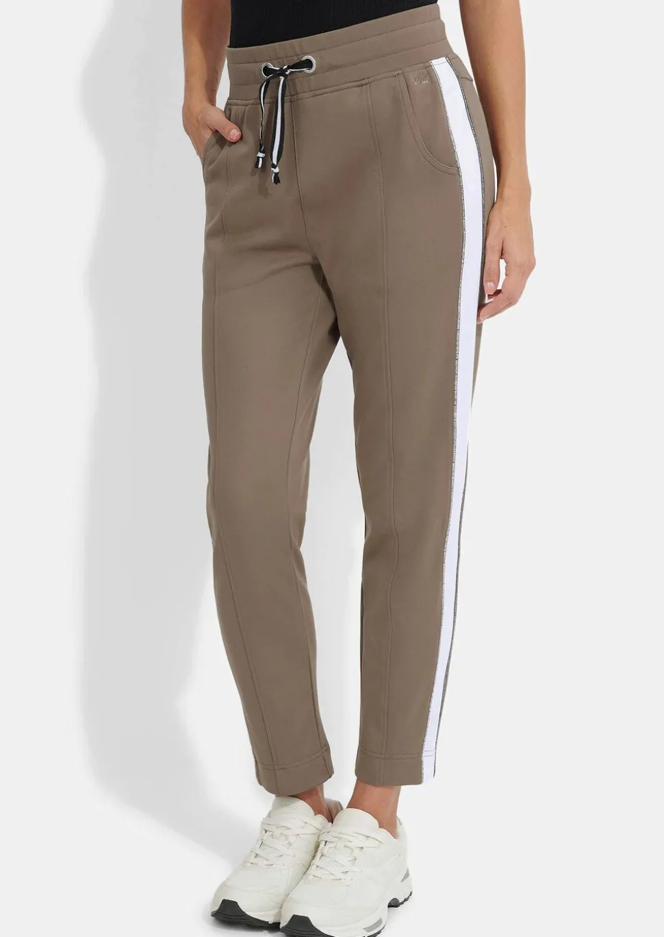 Pantalon de loisirs à rayures brillantes