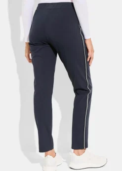 Pantalon de loisirs à rayures brillantes