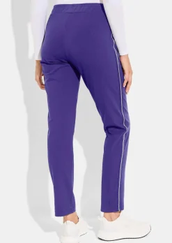 Pantalon de loisirs à rayures brillantes