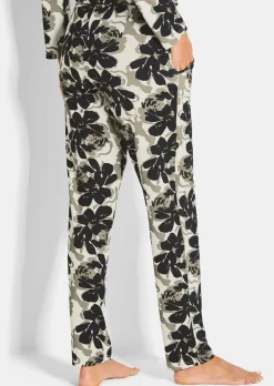 Pantalon de pyjama avec motif floral