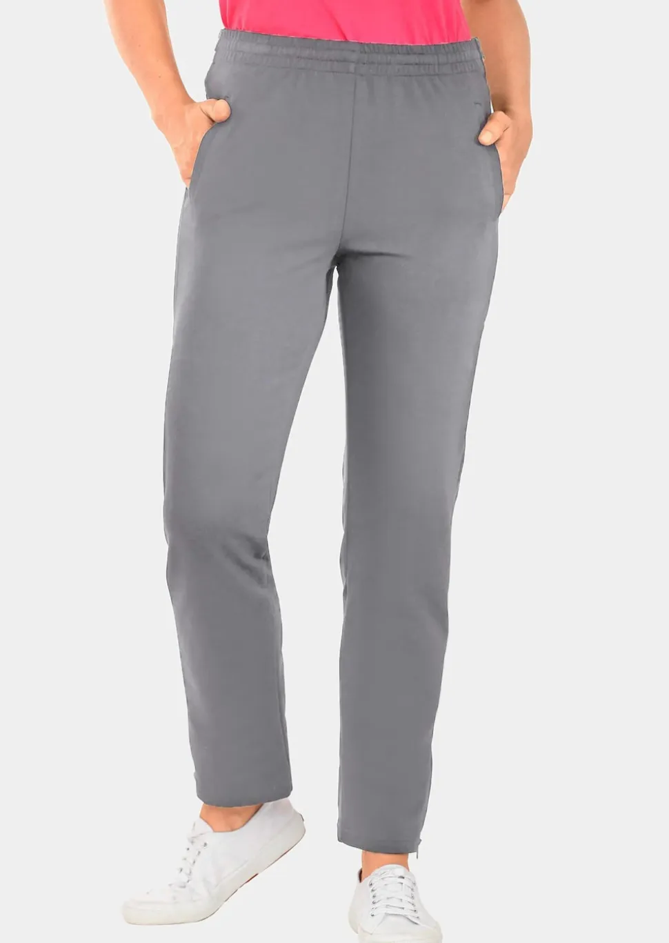 Pantalon de rééducation avec fermeture zippée latérale
