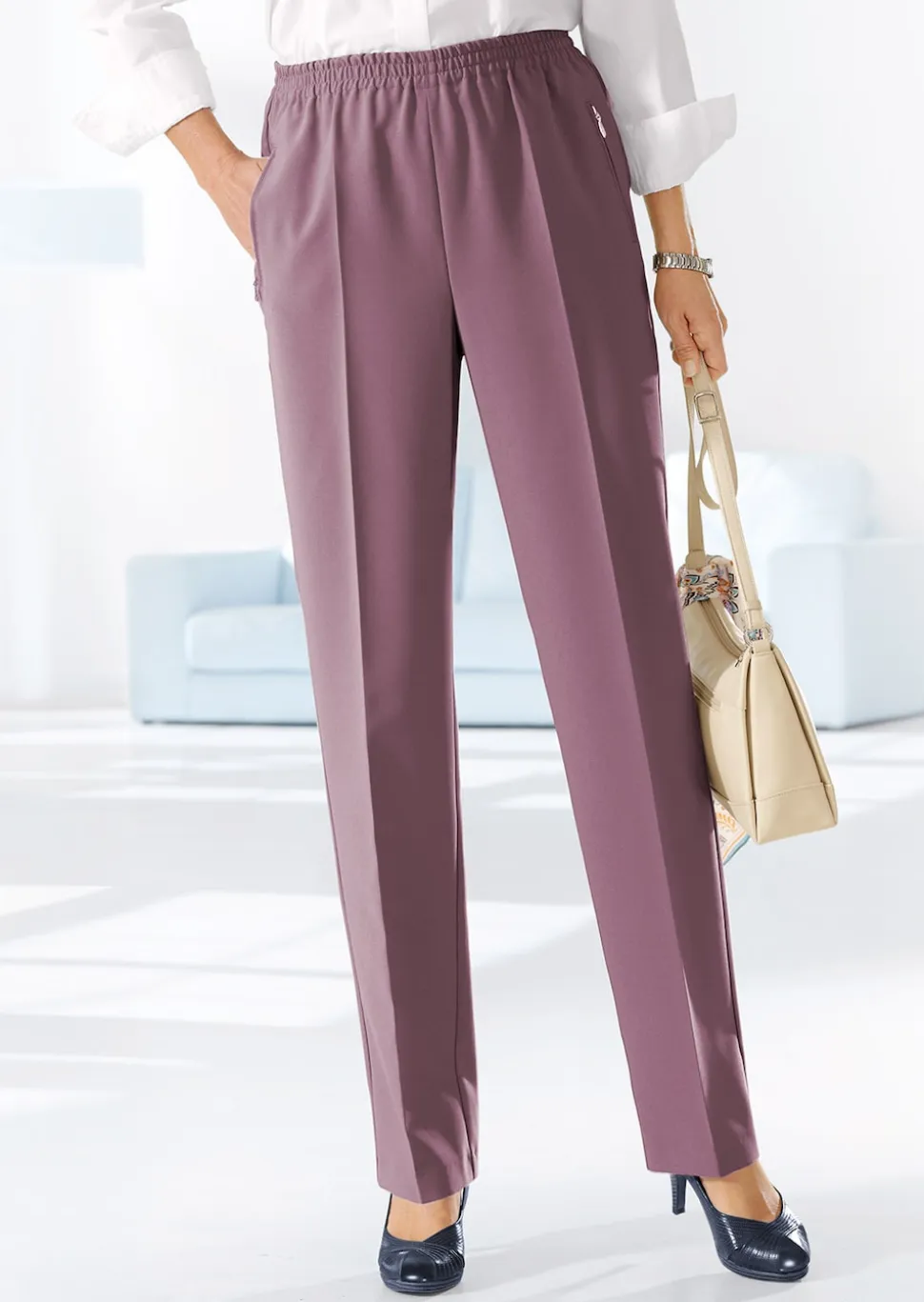 Pantalon de voyage CARLA, facile d'entretien