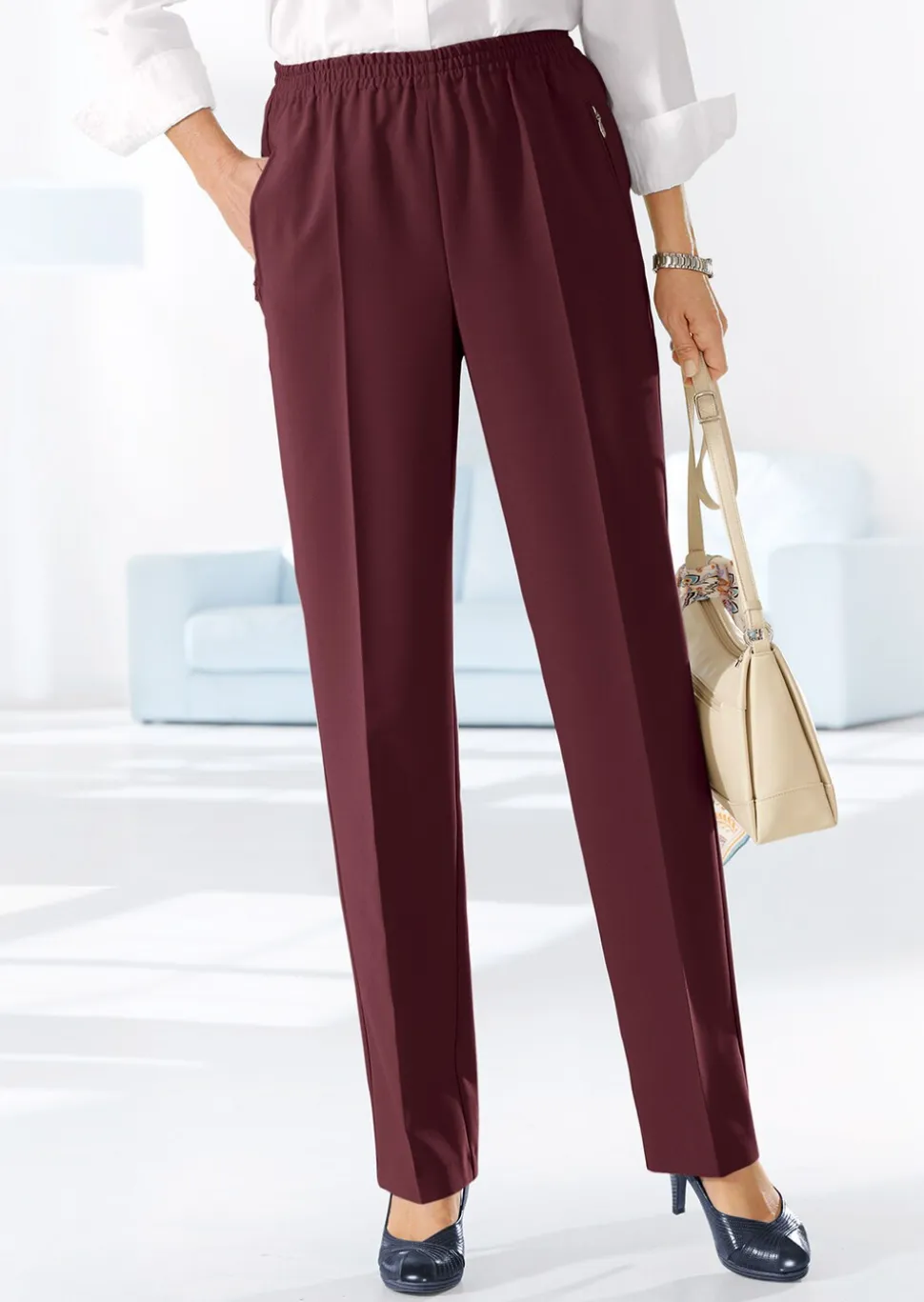 Pantalon de voyage CARLA, facile d'entretien