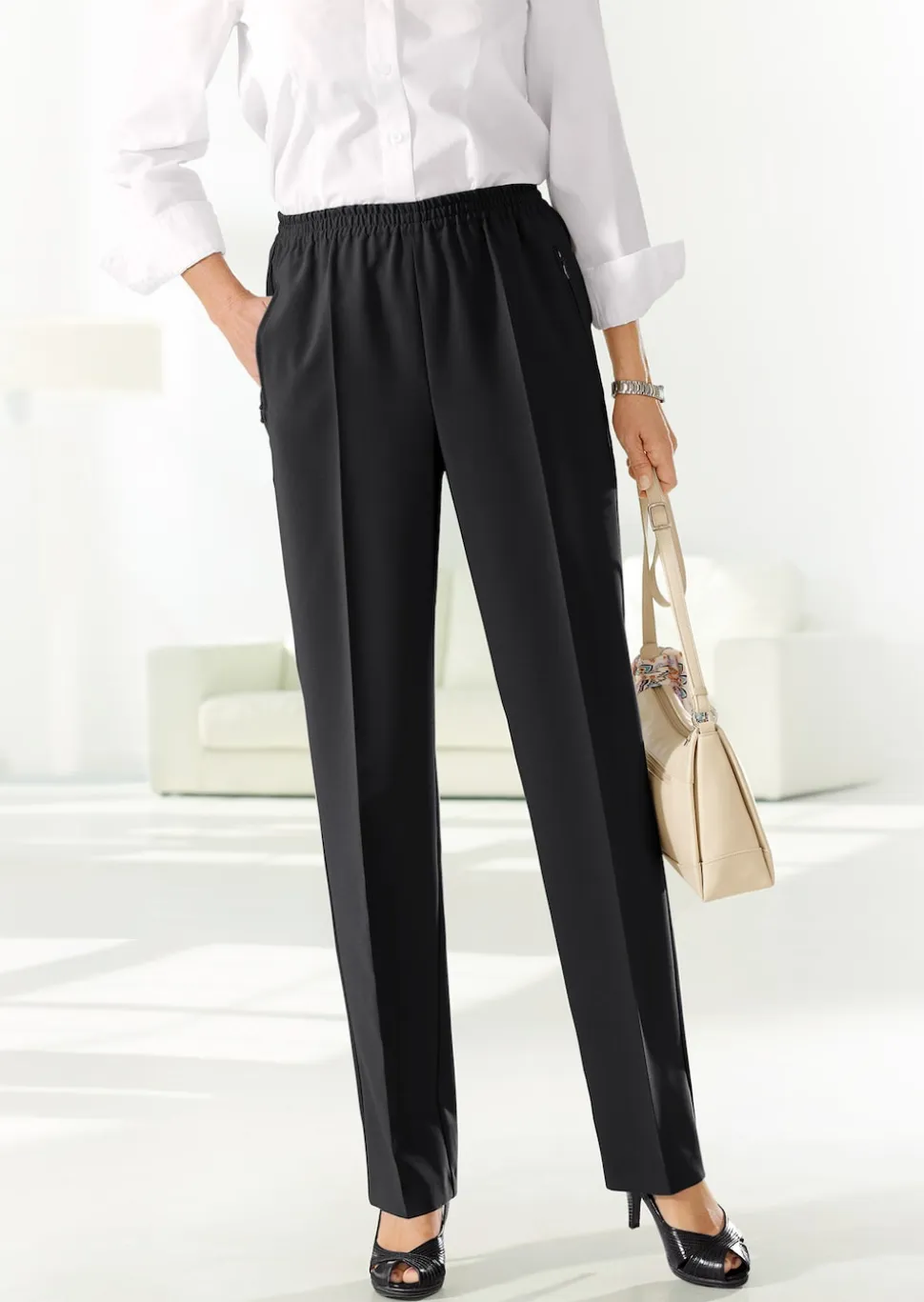 Pantalon de voyage CARLA, facile d'entretien