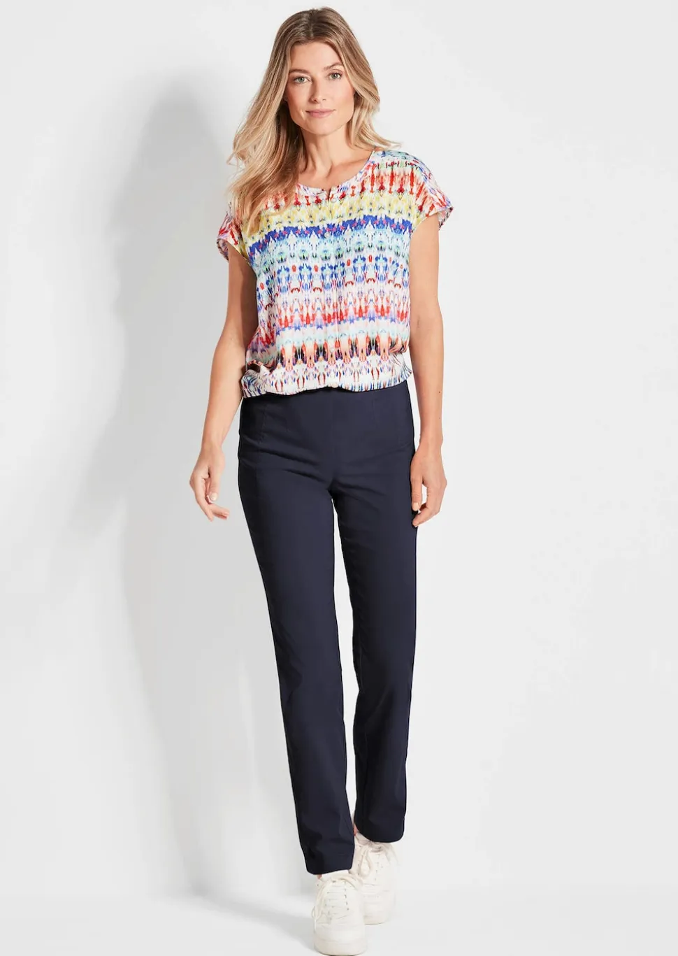 Pantalon en bengaline CARLA, facile d'entretien