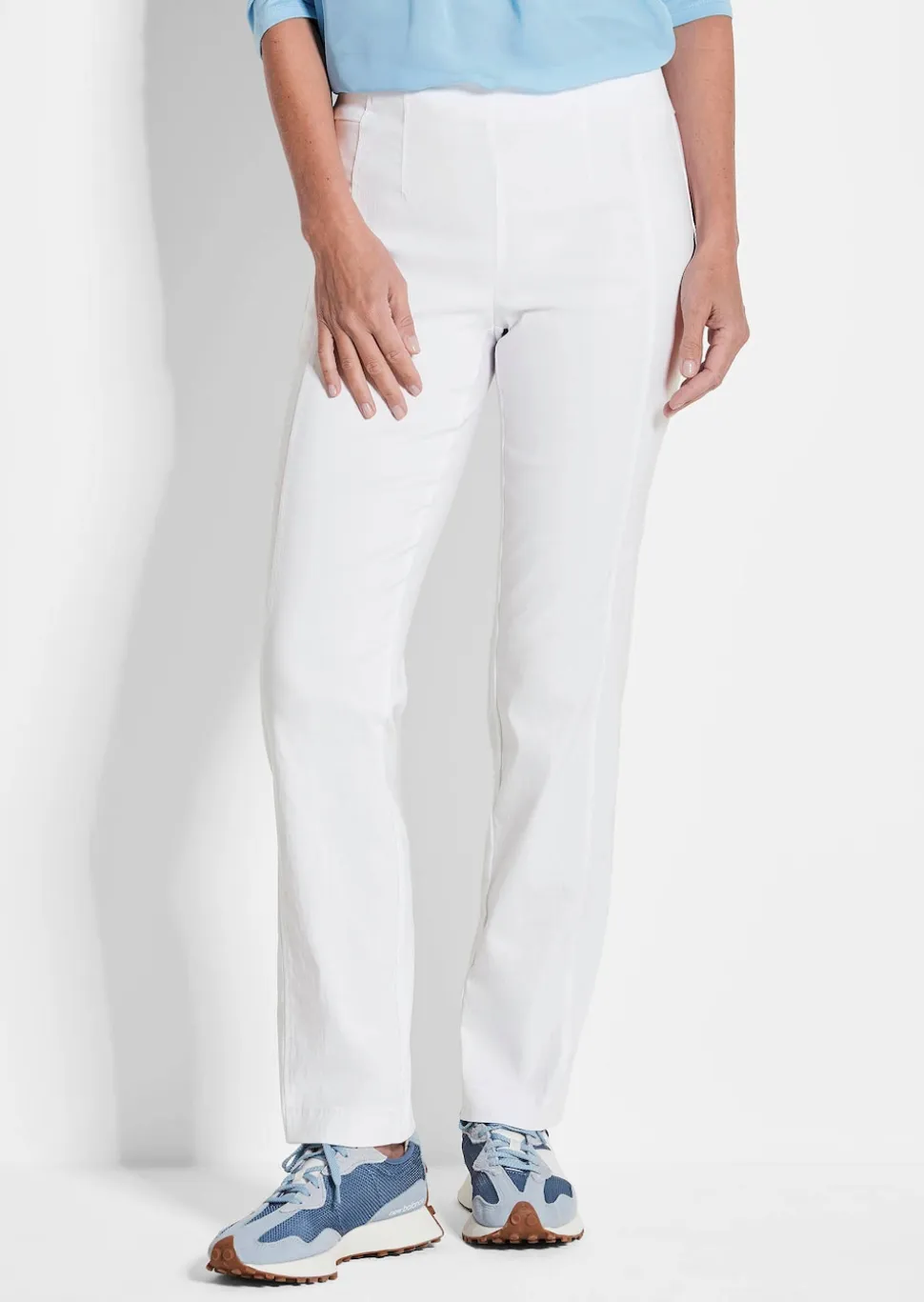 Pantalon en bengaline CARLA, facile d'entretien