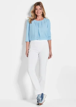 Pantalon en bengaline CARLA, facile d'entretien