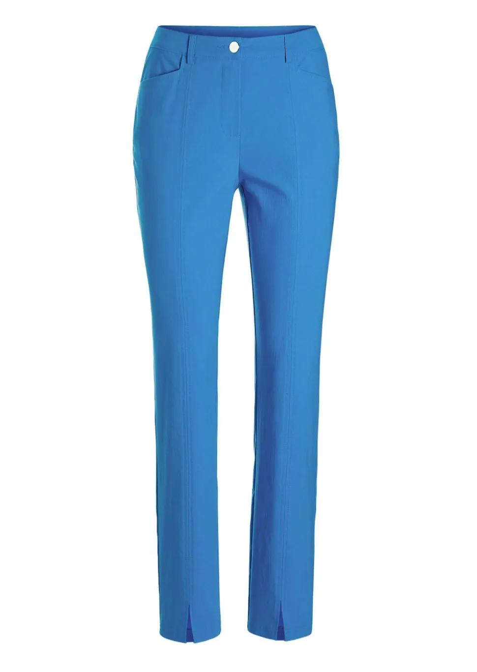 Pantalon en bengaline LOUISA avec fente au bas des jambes