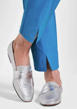 Pantalon en bengaline LOUISA avec fente au bas des jambes