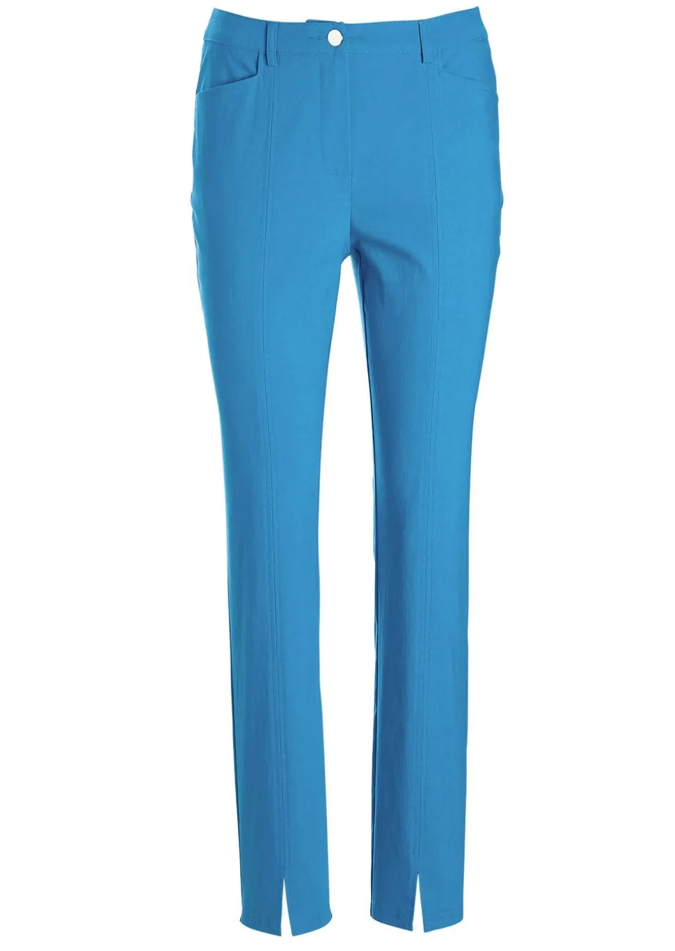 Pantalon en bengaline LOUISA avec fente au bas des jambes