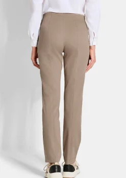 Pantalon en bengaline LOUISA, aspect jean
