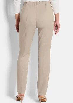 Pantalon en bengaline LOUISA, aspect jean