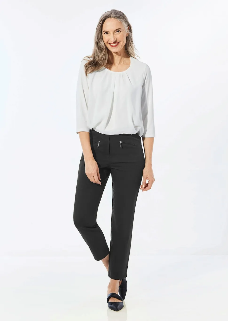 Pantalon 7/8 en bengaline LOUISA