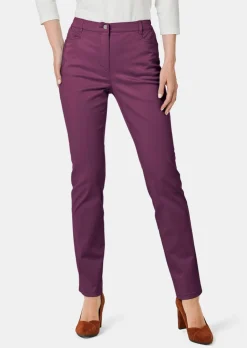 Pantalon en coton satiné LOUISA