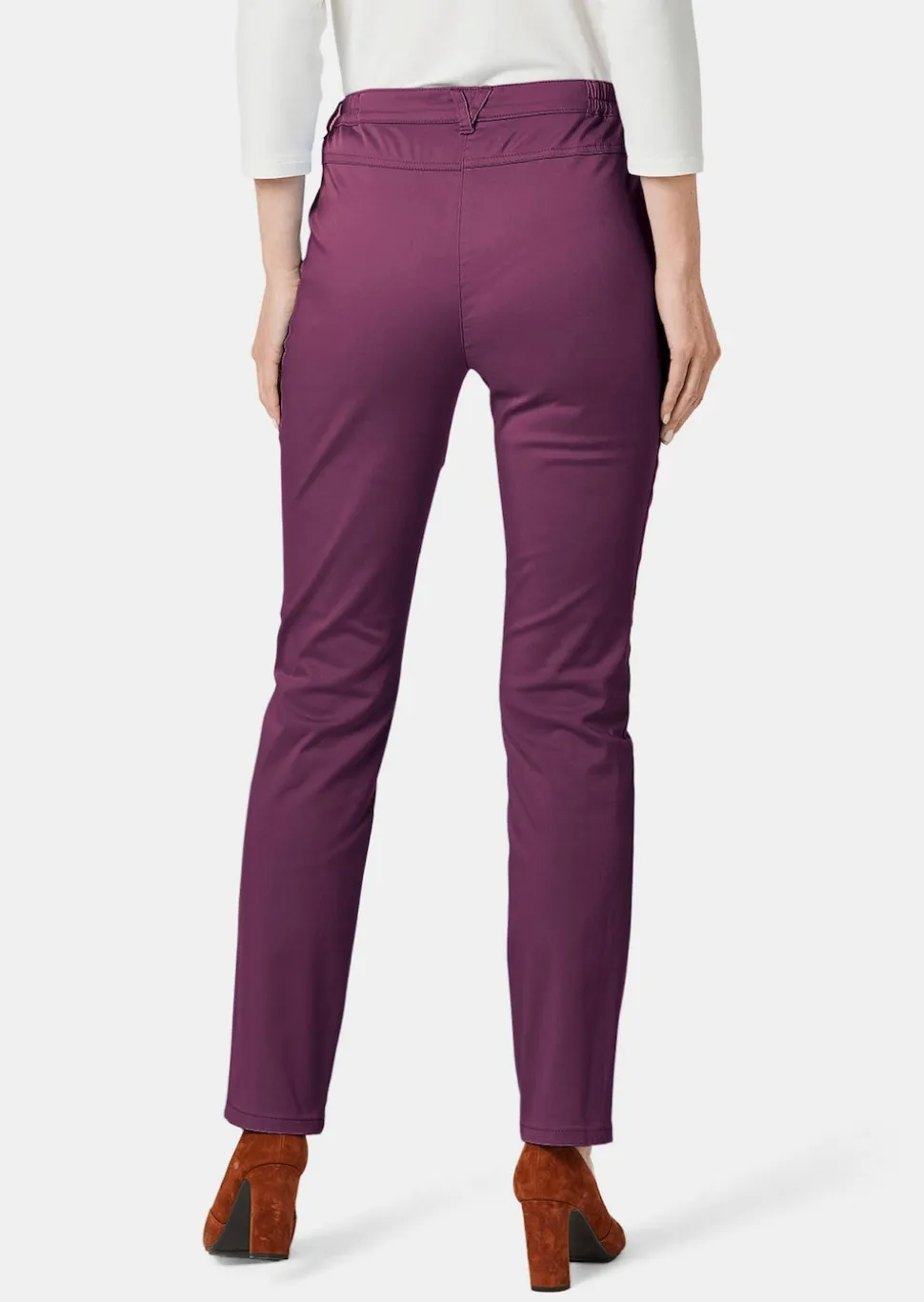Pantalon en coton satiné LOUISA