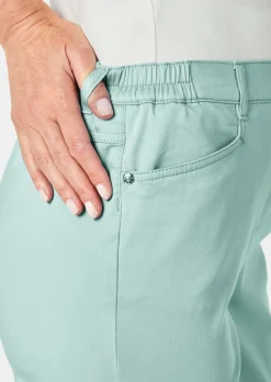 Pantalon en coton satiné LOUISA