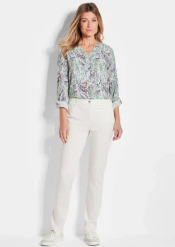 Pantalon en coton satiné LOUISA COMFORT+