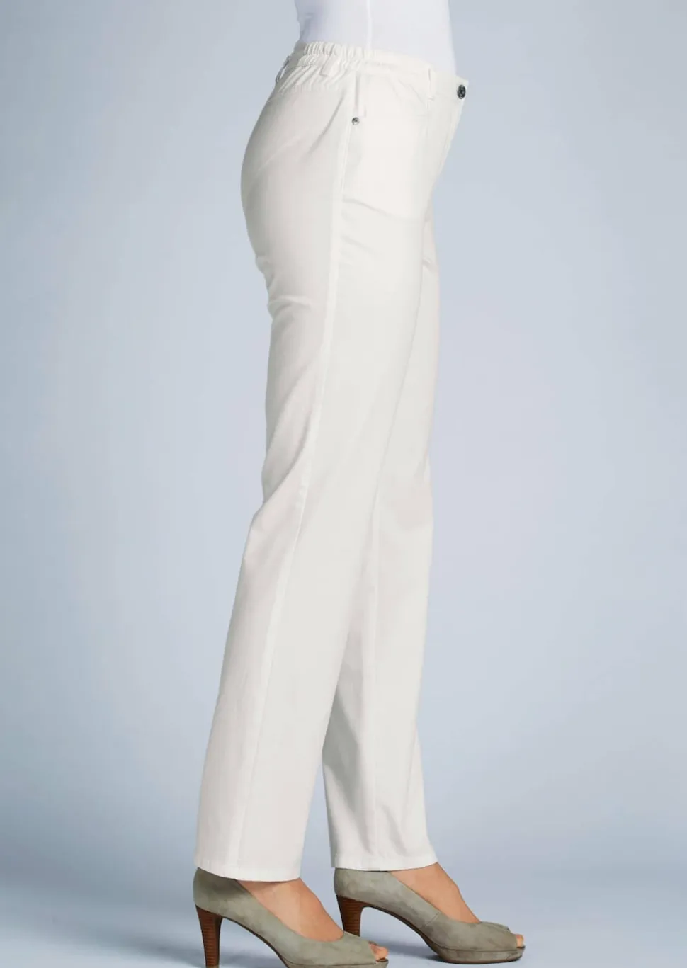 Pantalon en coton satiné LOUISA COMFORT+