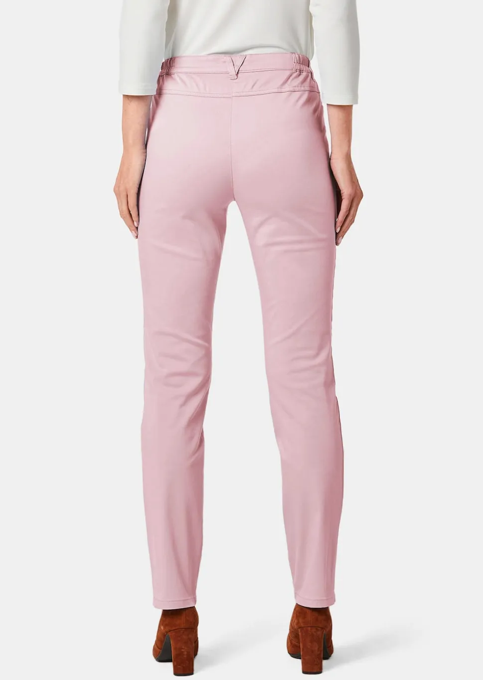 Pantalon en coton satiné LOUISA