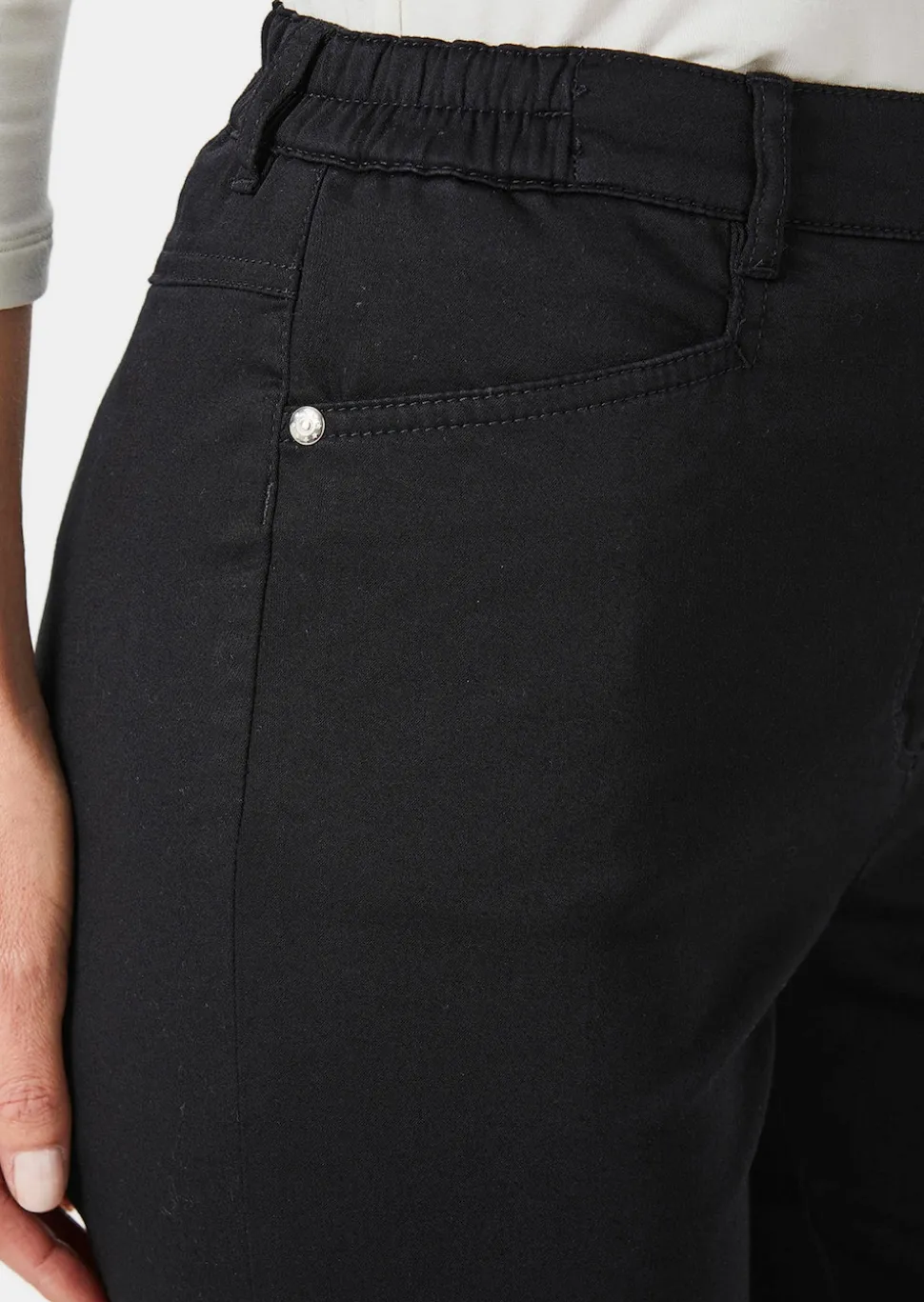 Pantalon en coton satiné LOUISA