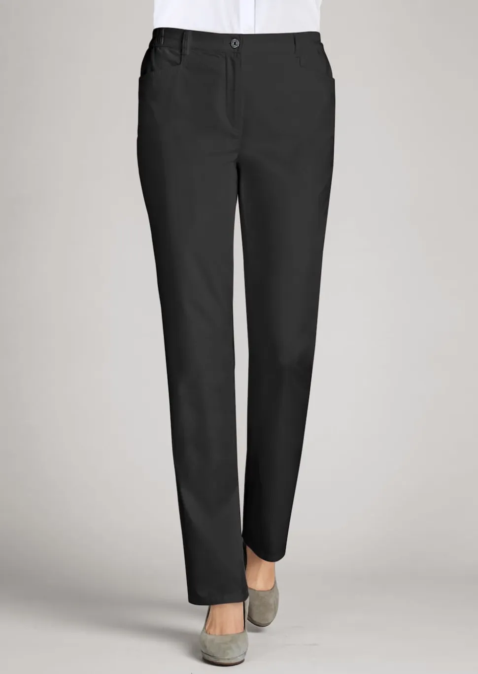 Pantalon en coton satiné LOUISA