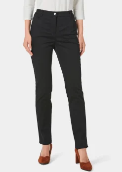Pantalon en coton satiné LOUISA