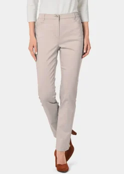 Pantalon en coton satiné LOUISA