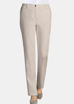 Pantalon en coton satiné LOUISA